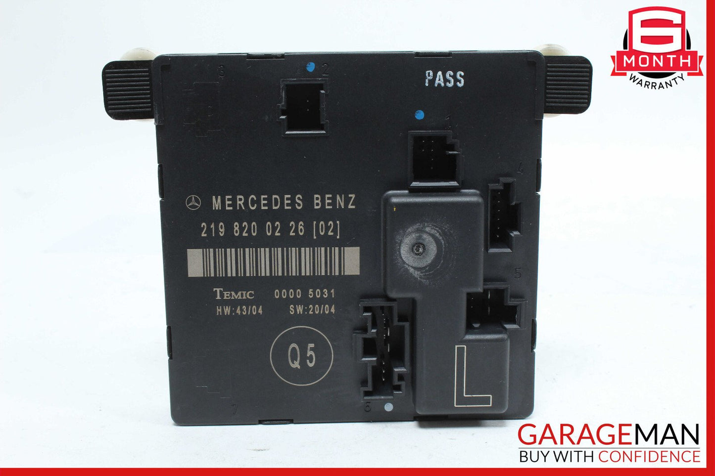 06-11 Mercedes W219 CLS500 CLS550 Rear Left Door Control Module 2198200226 OEM