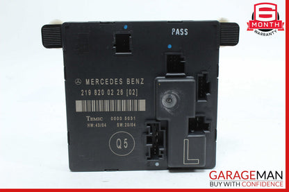 06-11 Mercedes W219 CLS500 CLS550 Rear Left Door Control Module 2198200226 OEM