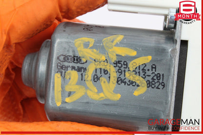 09-18 Audi Q5 S6 SQ5 Rear Right Passenger Side Window Regulator Motor 8K0959812A