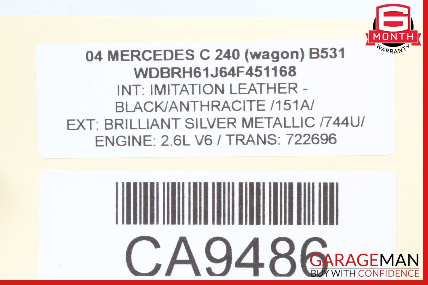 03-12 Mercedes W203 C240 SLK280 GL550 SLK350 Front Left Seat Control Module OEM