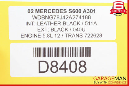 00-06 Mercedes W220 S430 S600 Headlight Head Lamp Control Module Unit 2208203026