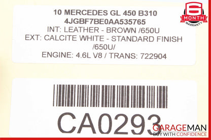 08-18 Mercedes X164 GL450 R350 Subwoofer Amp Amplifier Harman Becker OEM