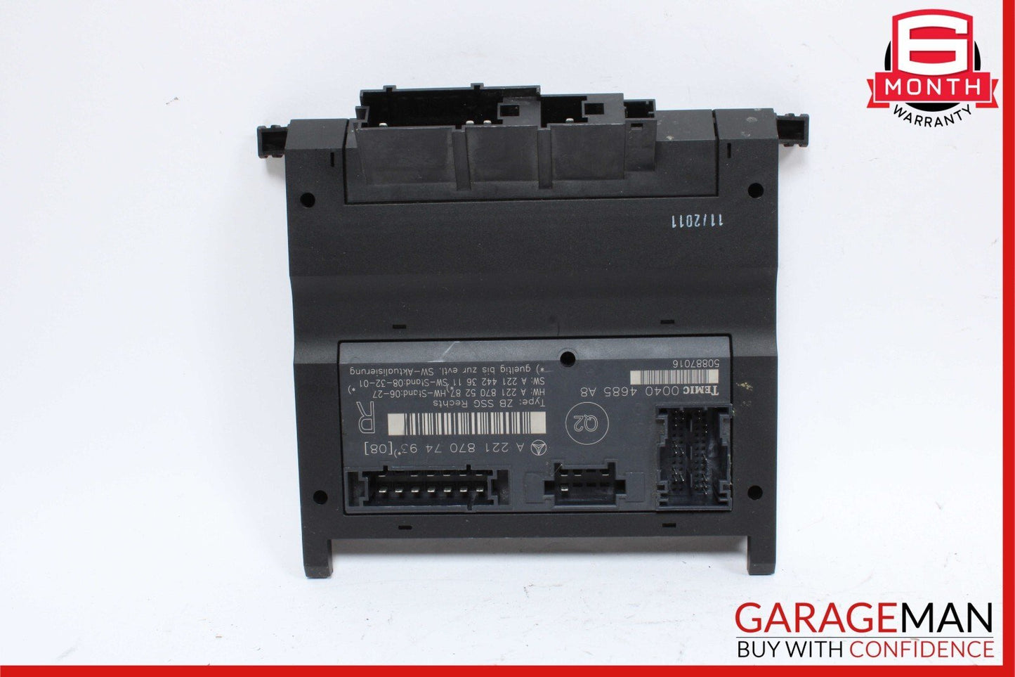 07-13 Mercedes W221 S550 S400 S350 Front Right Side Under Seat Control Unit OEM