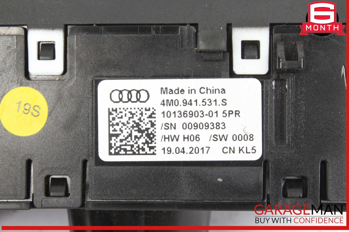 18-24 Audi A4 Dash Dashboard Headlight Headlamp Control Switch OEM