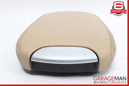 06-12 Mercedes X164 GL450 Front Center Console Arm Rest Storage Door Lid Brown