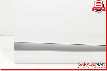 17-19 Audi Q7 Front Right Passenger Side Door Shell White OEM