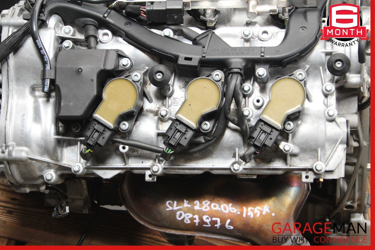 06-11 Mercedes R171 SLK280 C300 Engine Motor Block Assembly 3.0L M272 RWD 155k