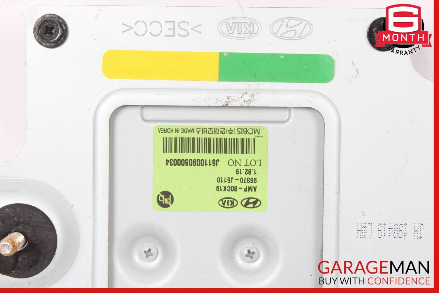 18-21 Kia Stinger Audio Amp Amplifier Module 96370-J5110 OEM