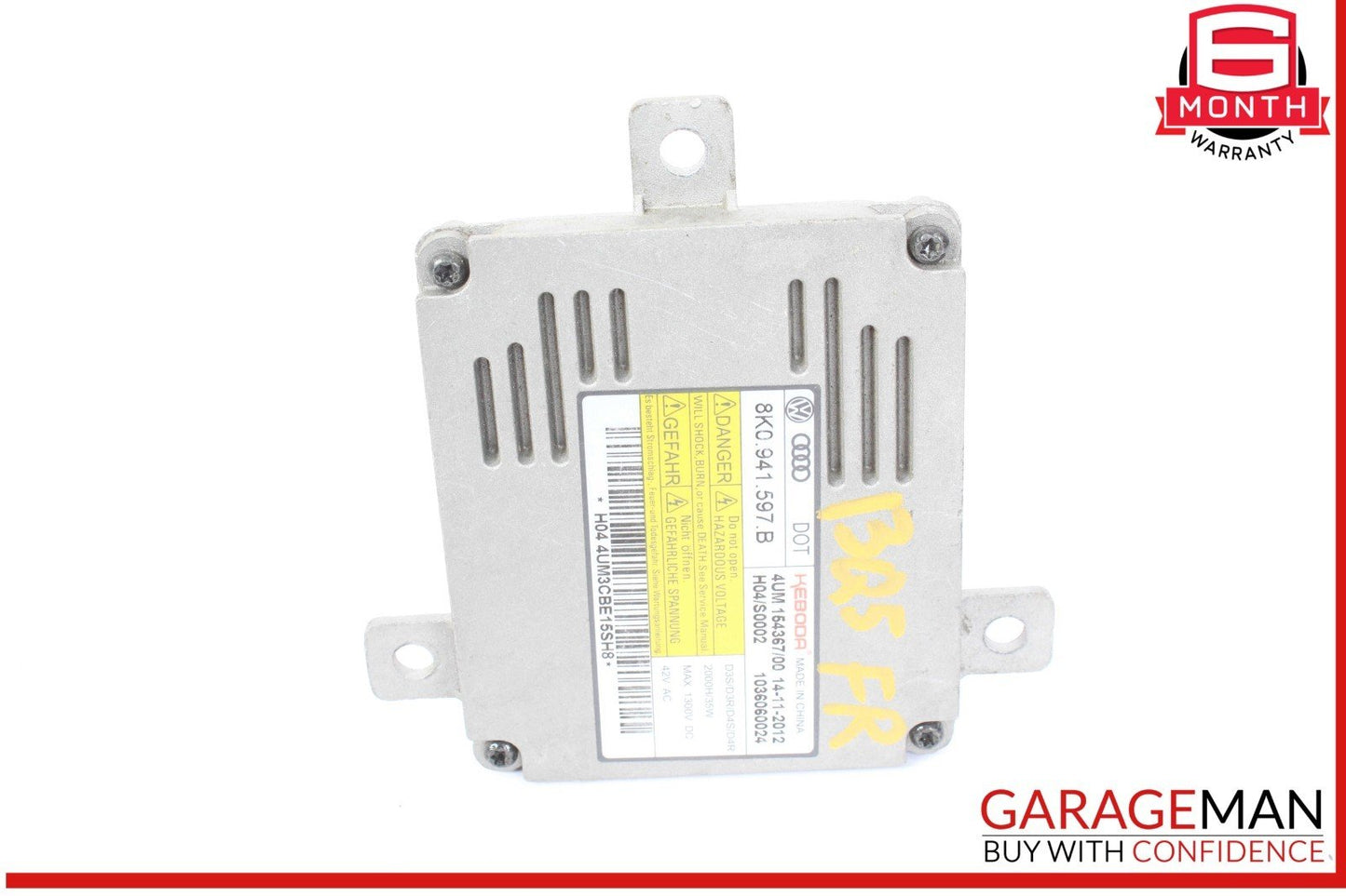 13-17 Audi Q5 Xenon HID Headlight Lamp Module 8K0941597B Genuine