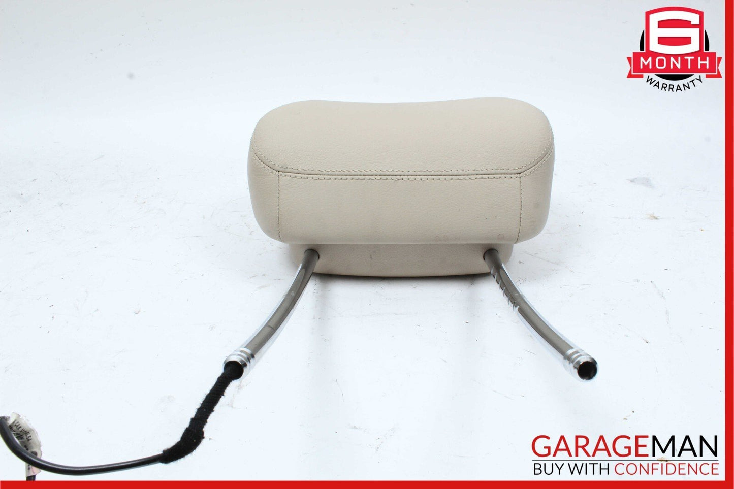 07-09 Mercedes W211 E350 E63 Front Left / Right Seat Headrest Head Rest Beige
