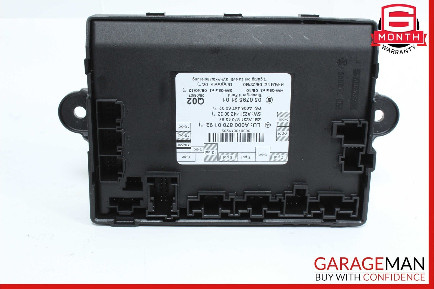 07-13 Mercedes W221 S550 S400 Rear Right or Left Side Door Control Module OEM