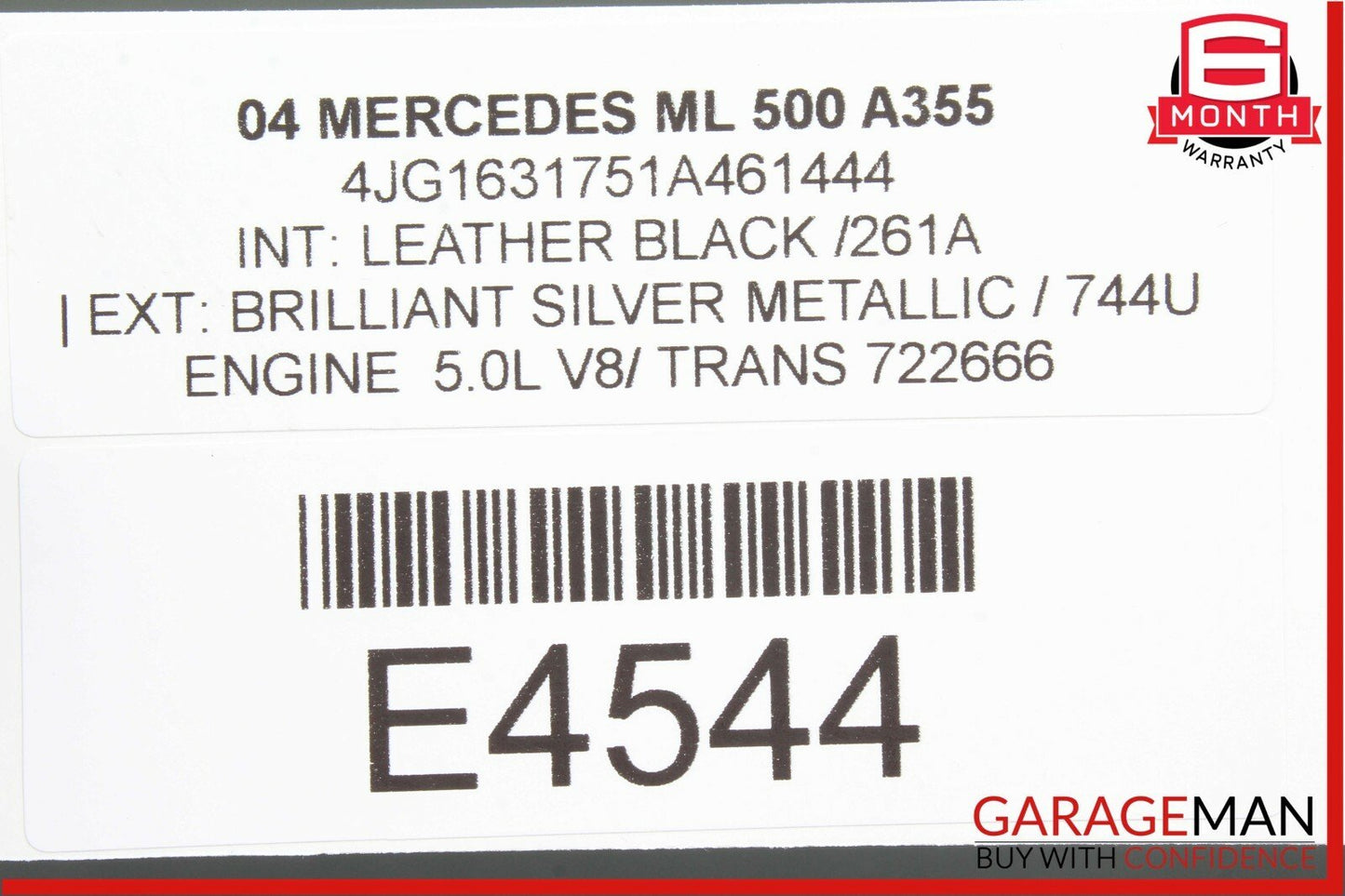 00-05 Mercedes W163 ML500 Communication Voice Control Module 2038200885 OEM
