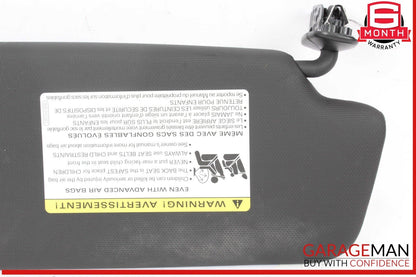 15-18 Audi Q3 Front Left Driver Side Sun Visor Sunvisor Black 8K0857551 OEM