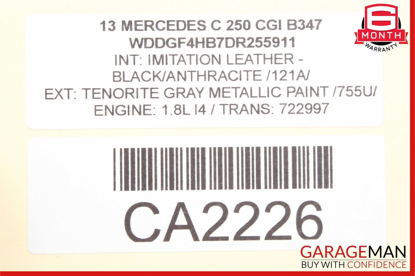08-18 Mercedes CLS550 E350 CLS500 C250 Rear Left Side Door Control Module Unit