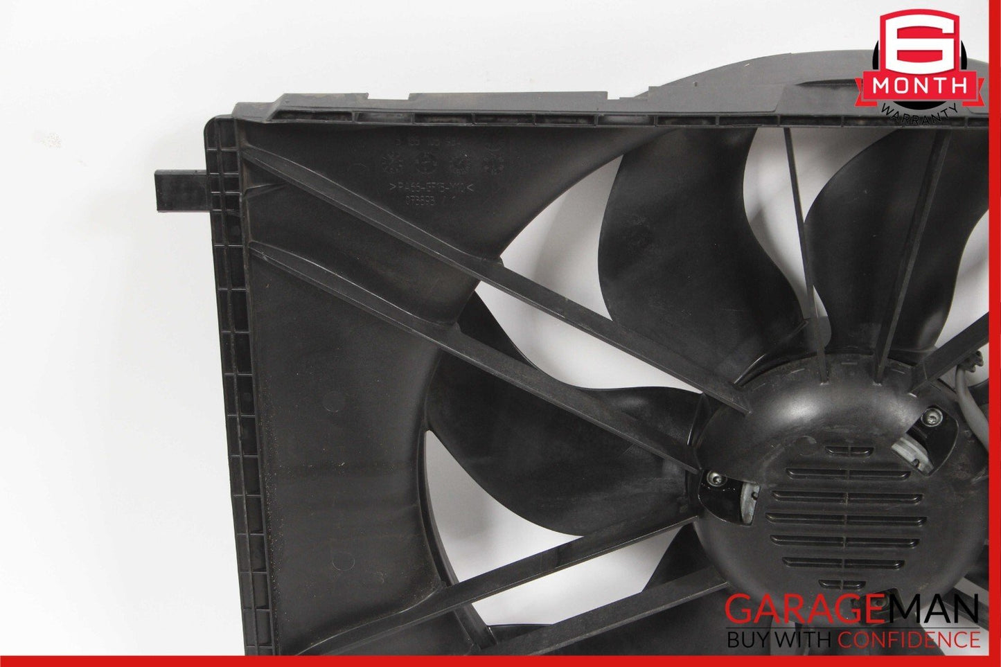 08-11 Mercedes W204 C300 Engine Cooling Radiator Fan Shroud Motor Assembly OEM
