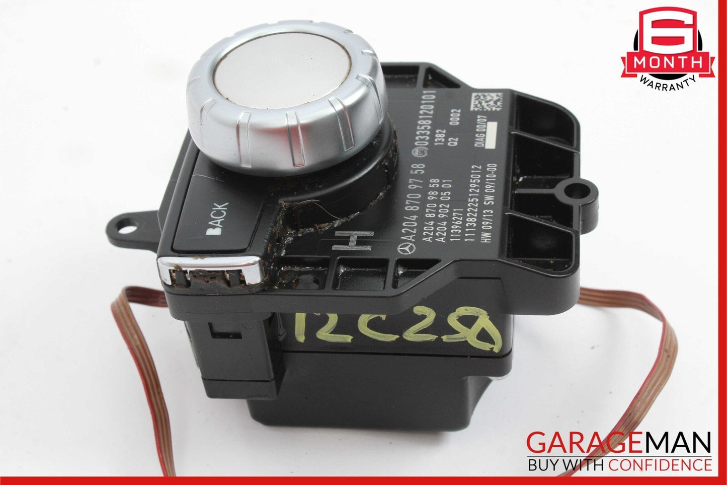 12-15 Mercedes W204 C250 E400 Console Head Unit Controller Knob Multi Switch OEM