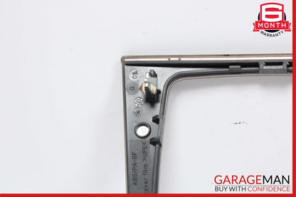 08-14 Mercedes W204 C250 C300 E550 Center Console Shift Shifter Bezel Trim Wood