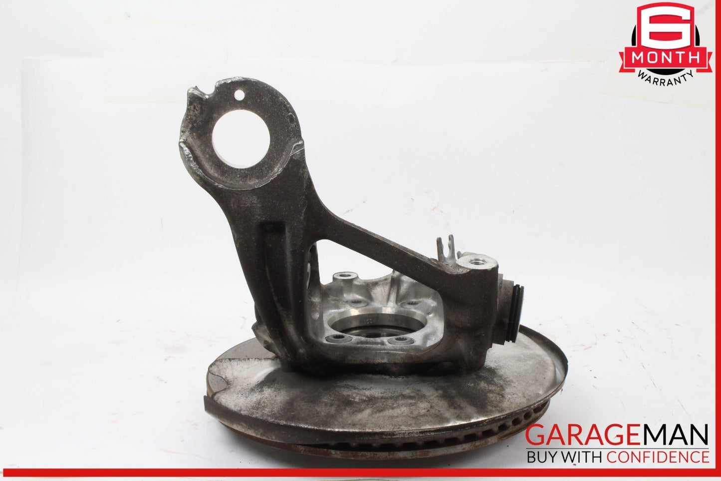 12-18 Audi A7 Rear Right Passenger Side Spindle Knuckle Wheel Hub w/ Rotor Disc