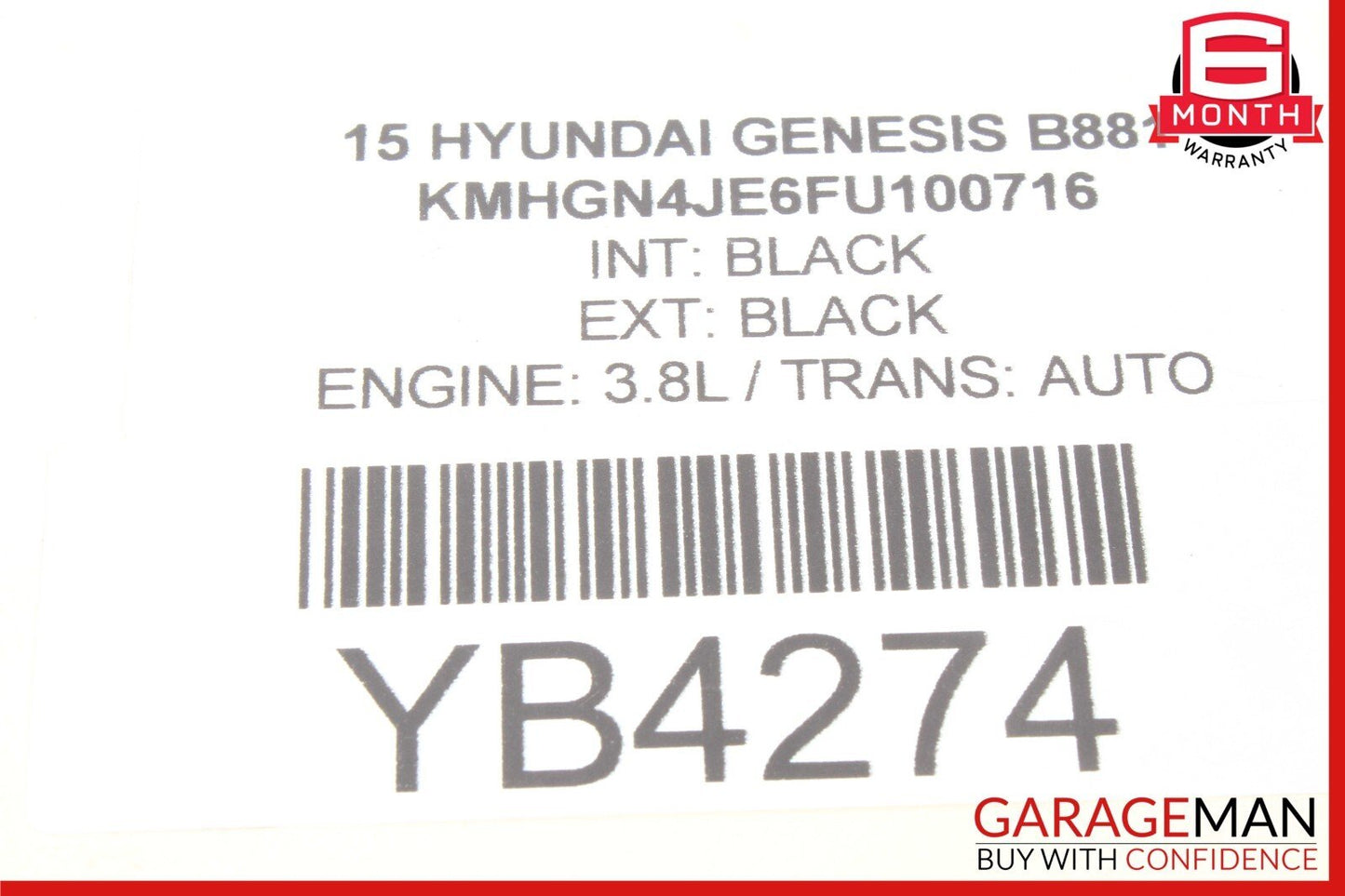 15-20 Hyundai Genesis G80 AWD Front Left or Right Side Upper Control Arm OEM