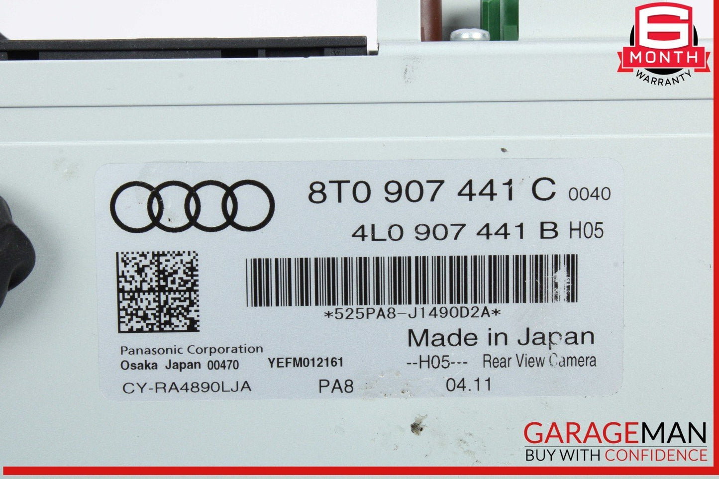 08-16 Audi S5 S4 Rear View Reverse Back Up Camera Control Module Unit 8T0907441C