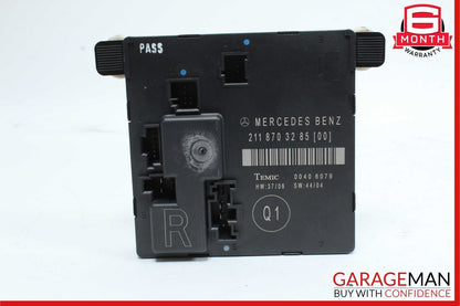 06-11 Mercedes W211 E350 Rear Right Door Control Module 2118703285 OEM