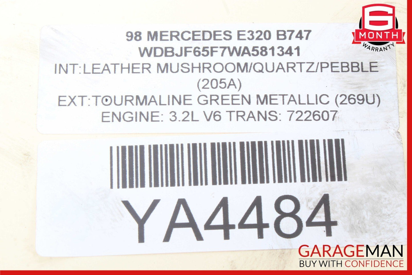 96-02 Mercedes W210 E320 E420 Front Left Driver Side Upper Control Arm RWD OEM