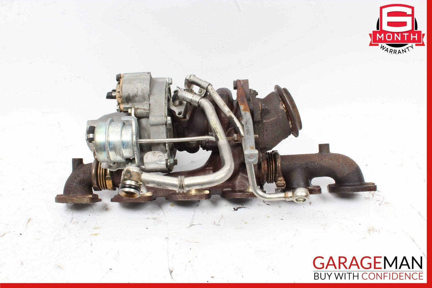 07-14 Mercedes CL600 S600 5.5L V12 Left Side Turbocharger Turbo Manifold Assy
