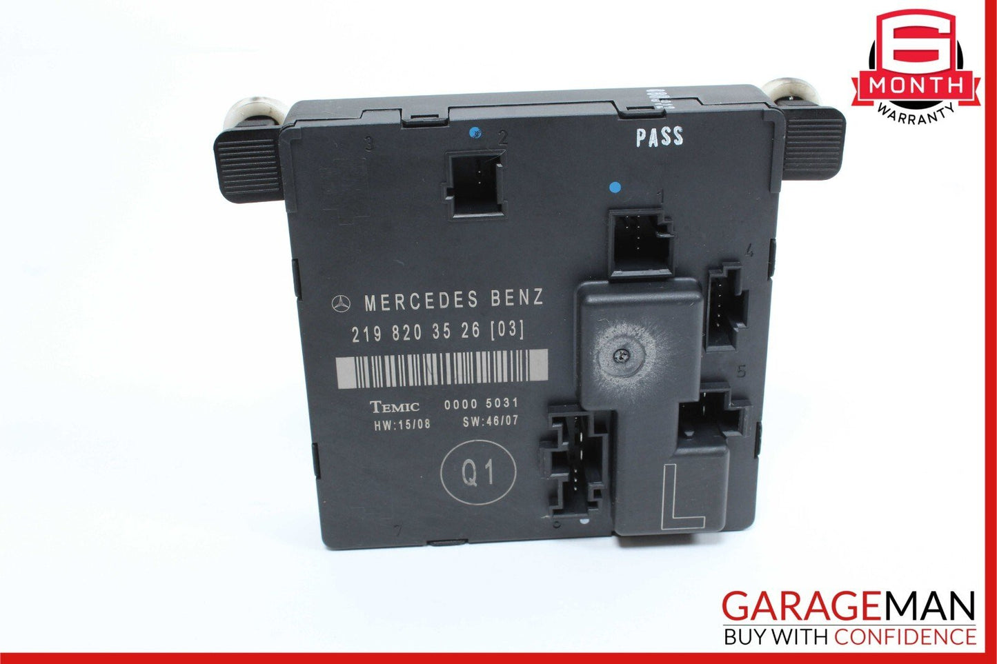 06-11 Mercedes W219 CLS550 Rear Left Side Door Control Module 2198203526 OEM