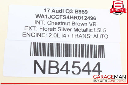2015-2018 Audi Q3 Rear Left or Right Side Door Control Module 8X0959795C Genuine