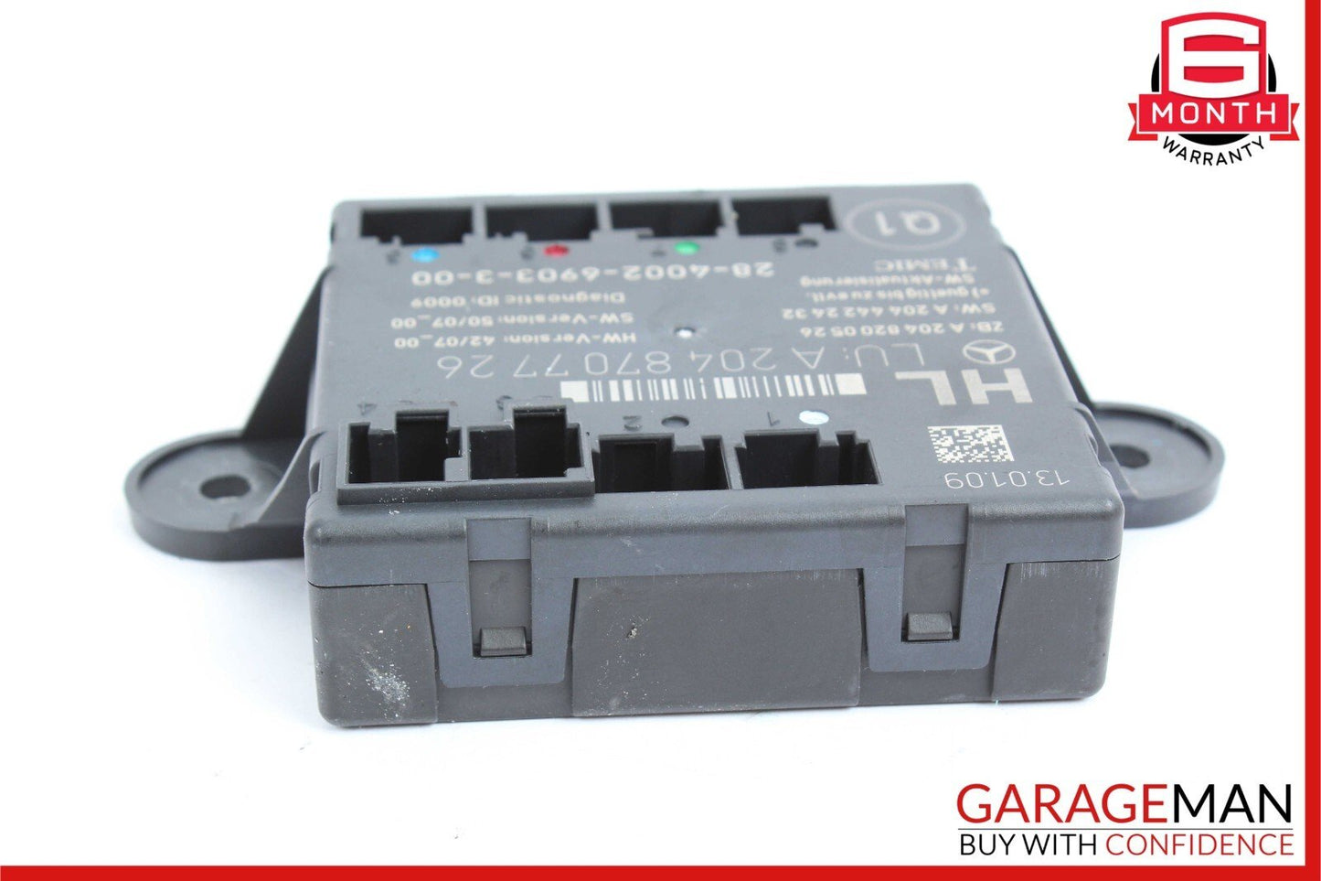 09-12 Mercedes X204 GLK350 C350 Rear Left Side Door Control Module Unit OEM