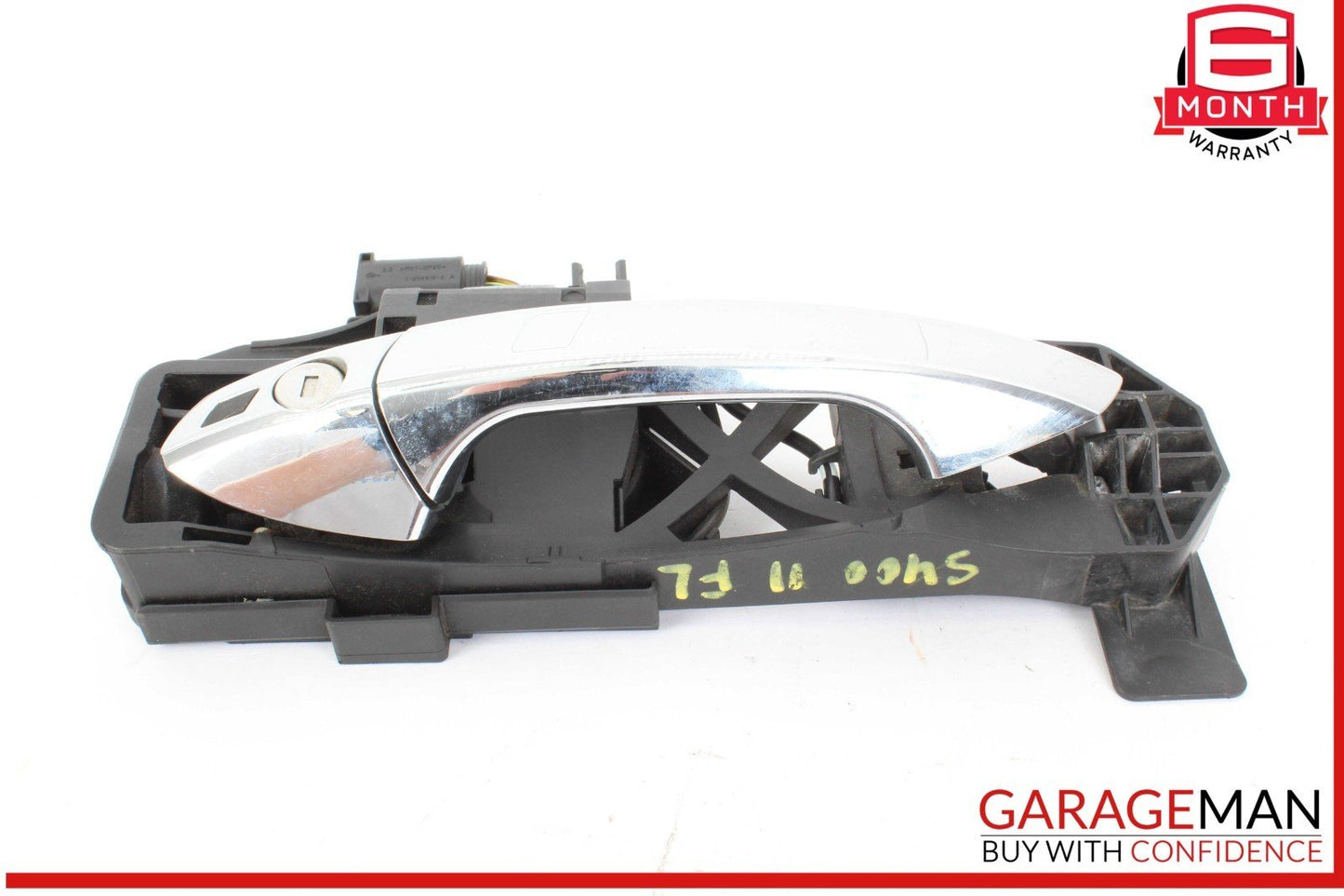 07-13 Mercedes W221 S400 S600 Front Left Exterior Door Handle Keyless Go OEM