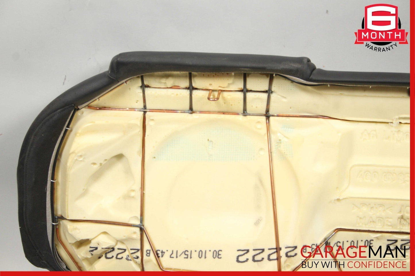 12-18 Audi A6 Rear Bottom Lower Seat Bench Cushion Cover Black OEM