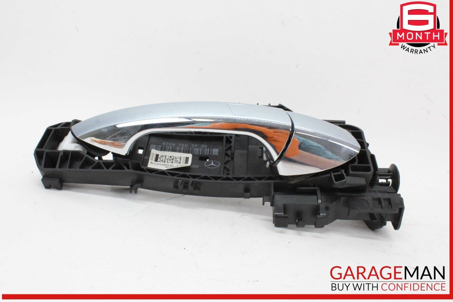 10-17 Mercedes W207 E400 Right Passenger Side Exterior Door Handle Silver OEM