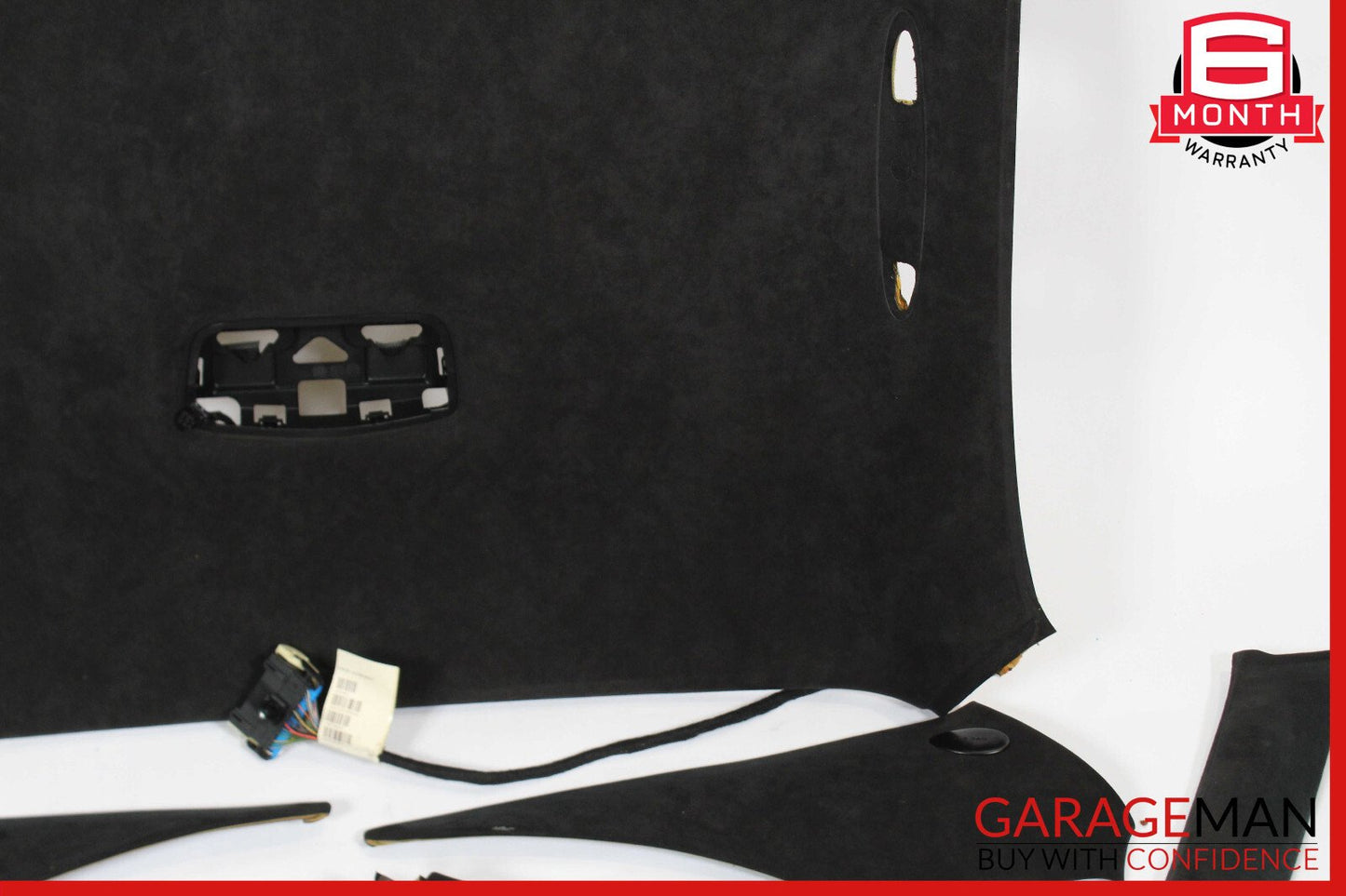03-13 Maserati Quattroporte M139 Roof Headliner Pillar Set Trim Suede OEM