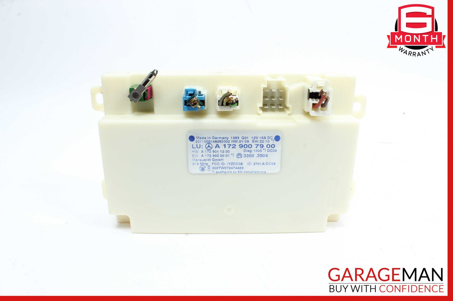 10-15 Mercedes W204 C250 C300 Keyless Go Entry Control Module 1729007900 OEM