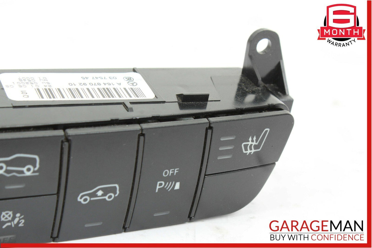 06-12 Mercedes GL450 ML550 Center Dash Hazard Light Switch Control Panel OEM
