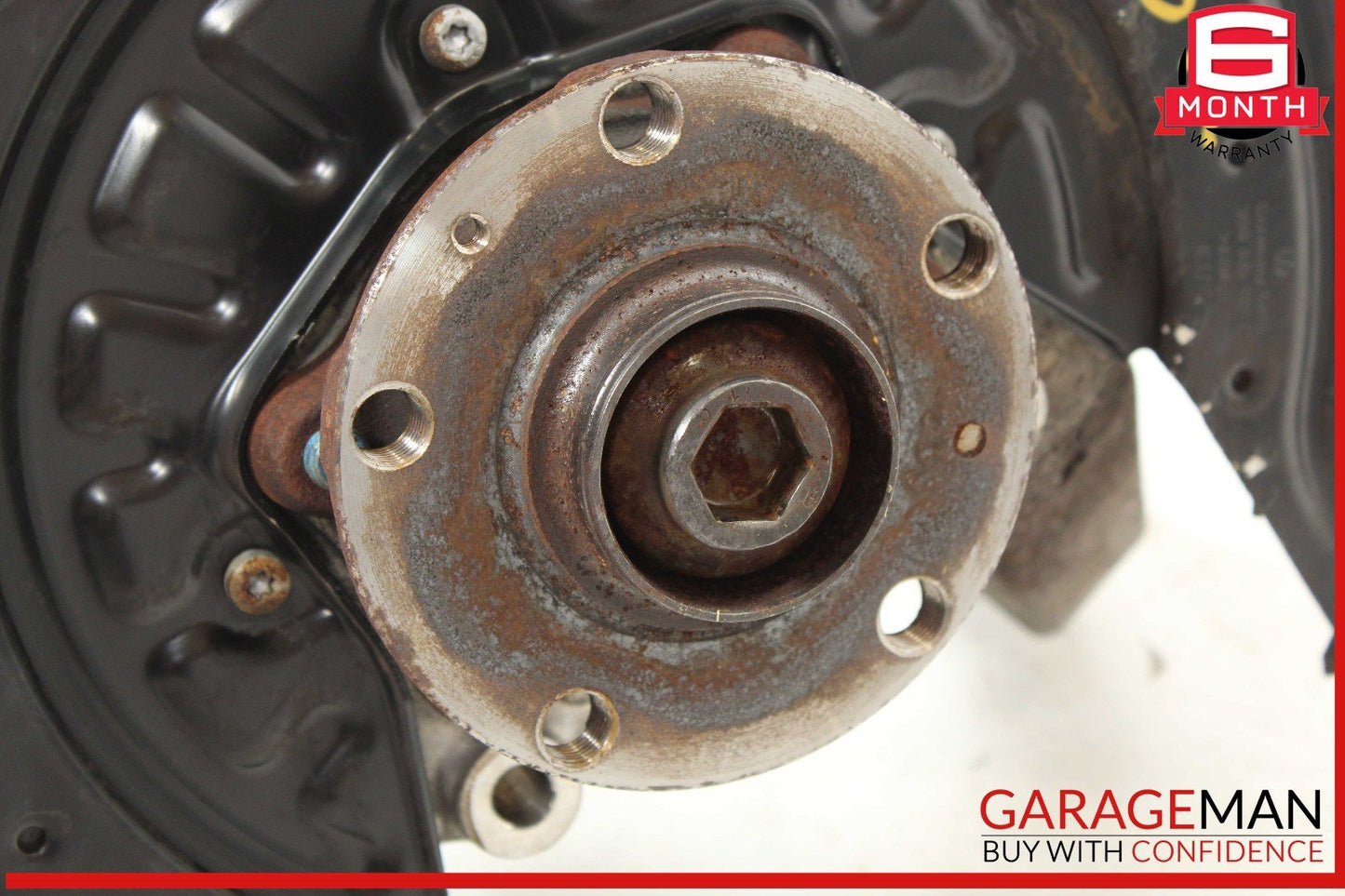 03-13 Bentley Continental GTC Rear Right Side Spindle Knuckle Hub OEM