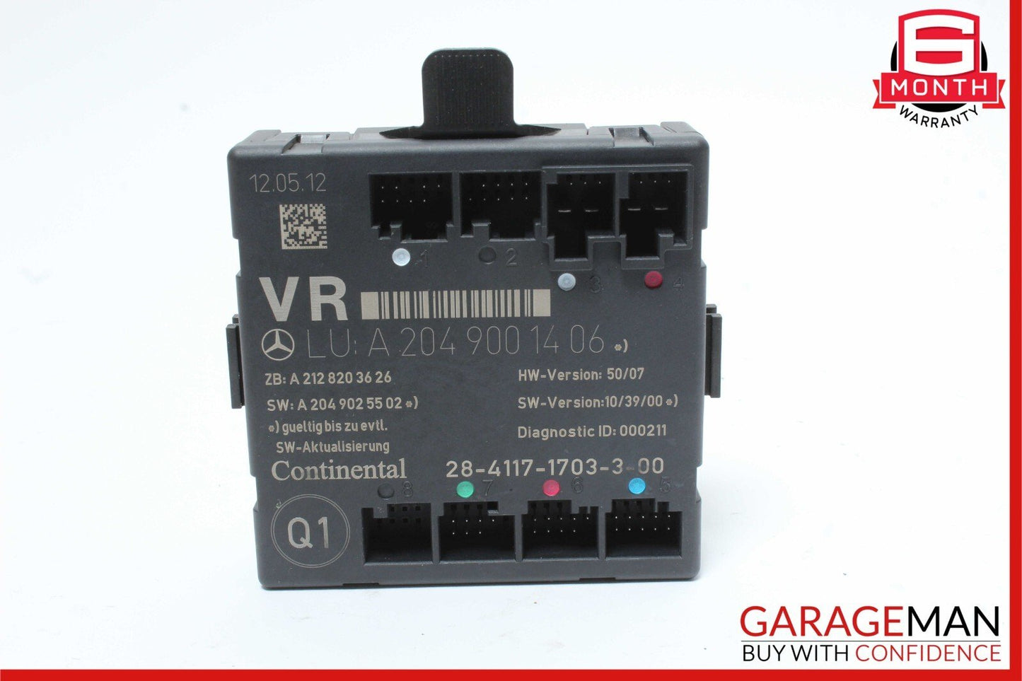 08-18 Mercedes W204 C250 C300 Front Right Side Door Control Module Unit OEM