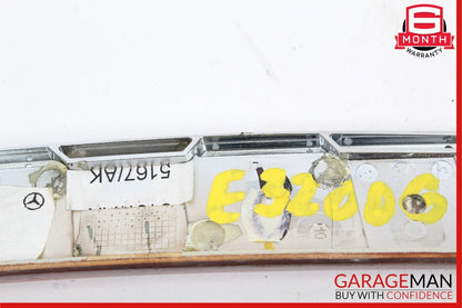 03-09 Mercedes W211 E320 E500 Dashboard Dash Left Molding Trim Wood 2116800371