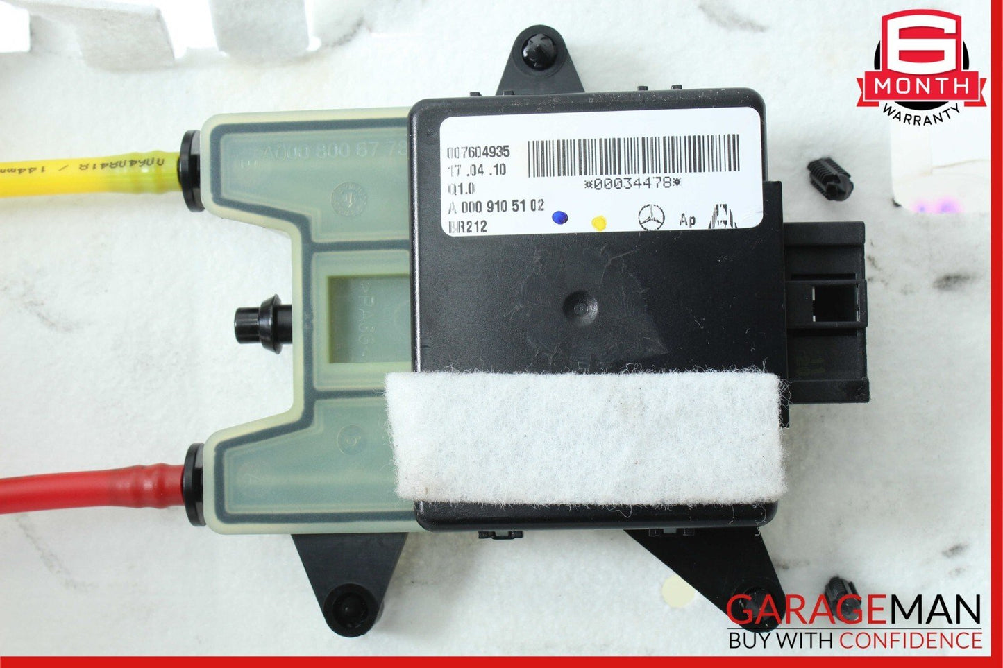 08-18 Mercedes C250 CLS550 Front Upper Seat Cushion Bladder Bolster Assembly