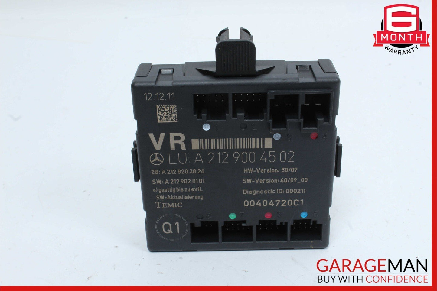 08-18 Mercedes W212 E550 E400 C300 Front Right Side Door Control Module Unit OEM