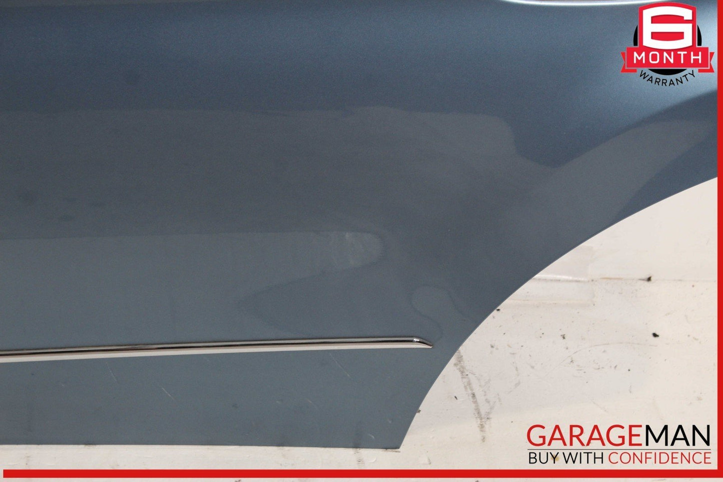 10-16 Mercedes W212 E350 E63 AMG Sedan Rear Left Side Door Shell Silver OEM