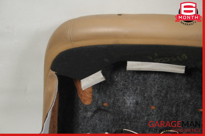 07-09 Mercedes W221 S450 S550 Front Right Top Upper Seat Cushion Cover Brown OEM