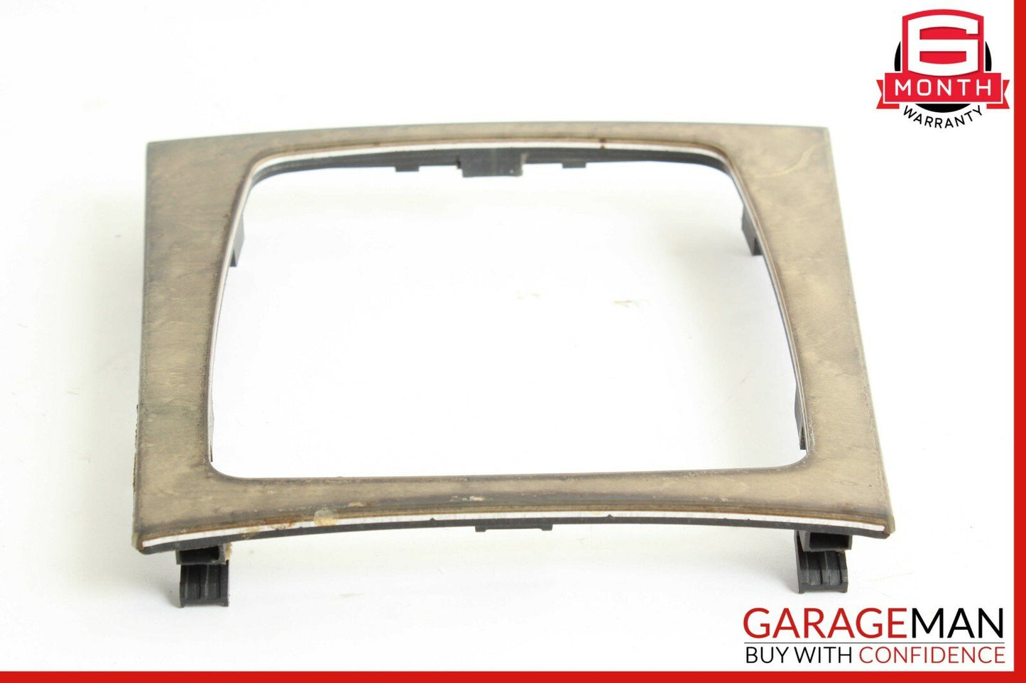 08-11 Mercedes W204 C350 Center Console Gear Shifter Trim Cover Panel Bezel Wood