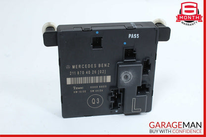 03-09 Mercedes W211 E350 E500 E550 Door Control Module Rear Left Side OEM