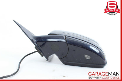 10-13 Mercedes W221 S400 HYBRID Front Left Side Mirror Door Rear View Blue OEM