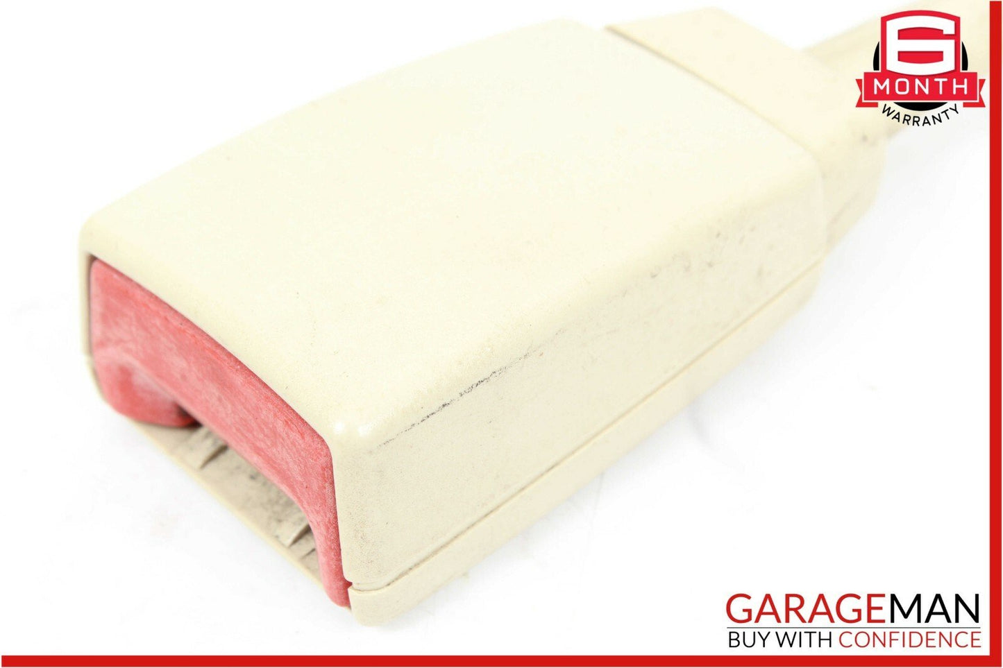03-08 Mercedes R230 SL500 Front Left / Right Seat Belt Receiver Buckle Beige OEM