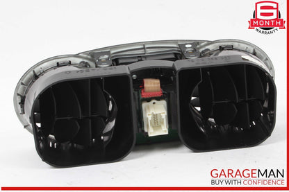 03-06 Mercedes R230 SL500 SL55 AMG Center Dashboard Hazard AC Air Vent Black OEM