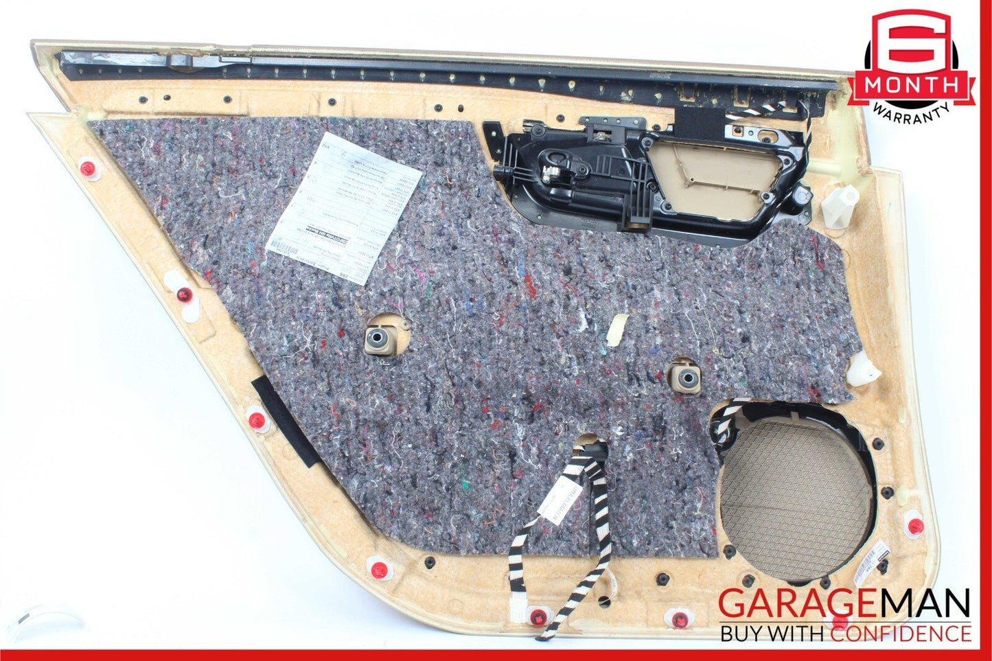 10-13 Mercedes W221 S500 Rear Right Passenger Side Interior Door Panel Grey OEM