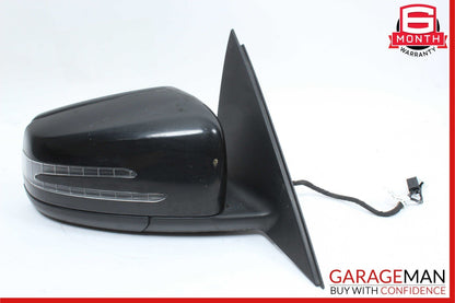 10-14 Mercedes W204 C63 AMG Front Right Side Mirror Door Rear View Glass Black
